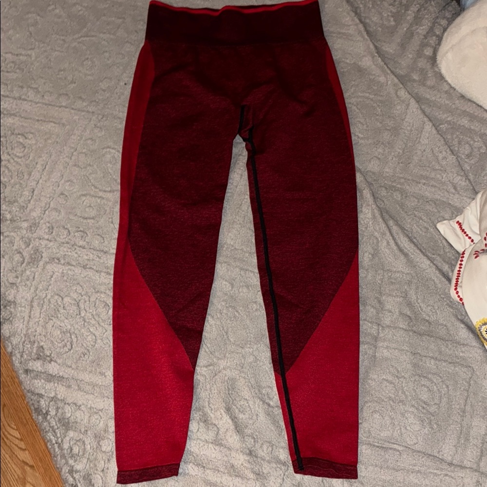 Victoria Secret Red Performance Leggings